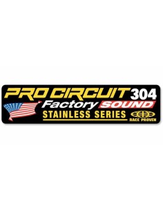 Exhaust Decal 2 Stroke Pro circuit 304 1860-0639 Pro Circuit  Aufkleber-Stickers
