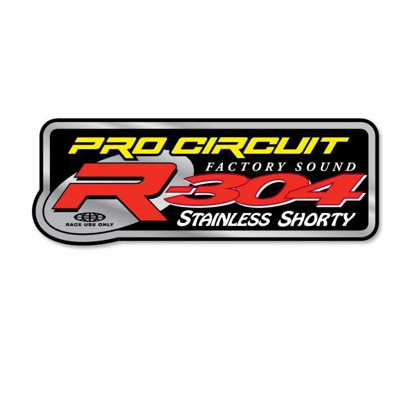 Exhaust Decal 2 Stroke Pro circuit R304 18600638 Pro Circuit  Aufkleber-Stickers