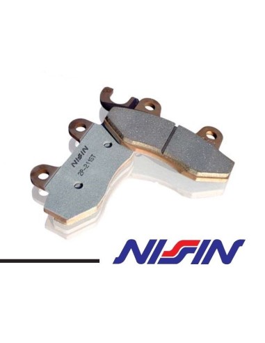Brake Pads Nissin sintered MX03 Rear PASTNISSINPOST Nissin  Plaquettes de frein and brake caliper