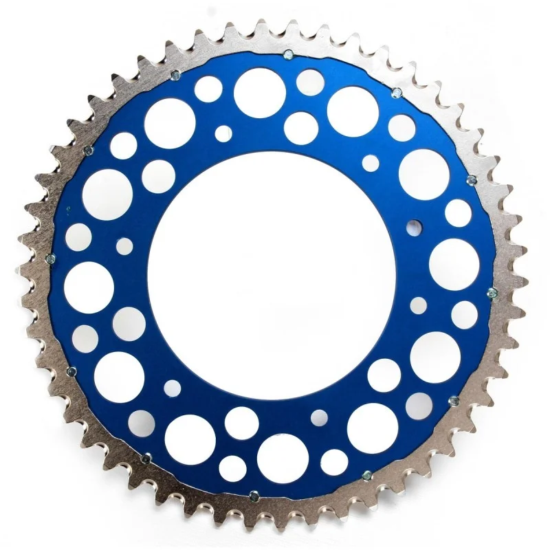 Rear sprocket Renthal Twinring Yamaha blue 1500U520BU Renthal Rear Sprockets