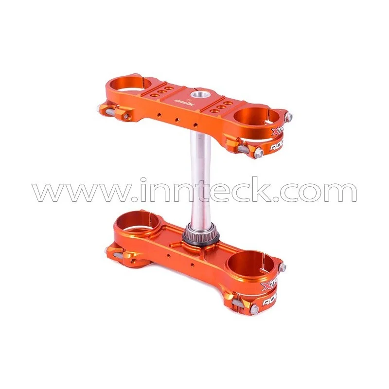 Xtrig ROCS tech Triple Clamp KTM EXC/EXC-F offset 22 - Orange 40505005 Xtrig Triple Clamps