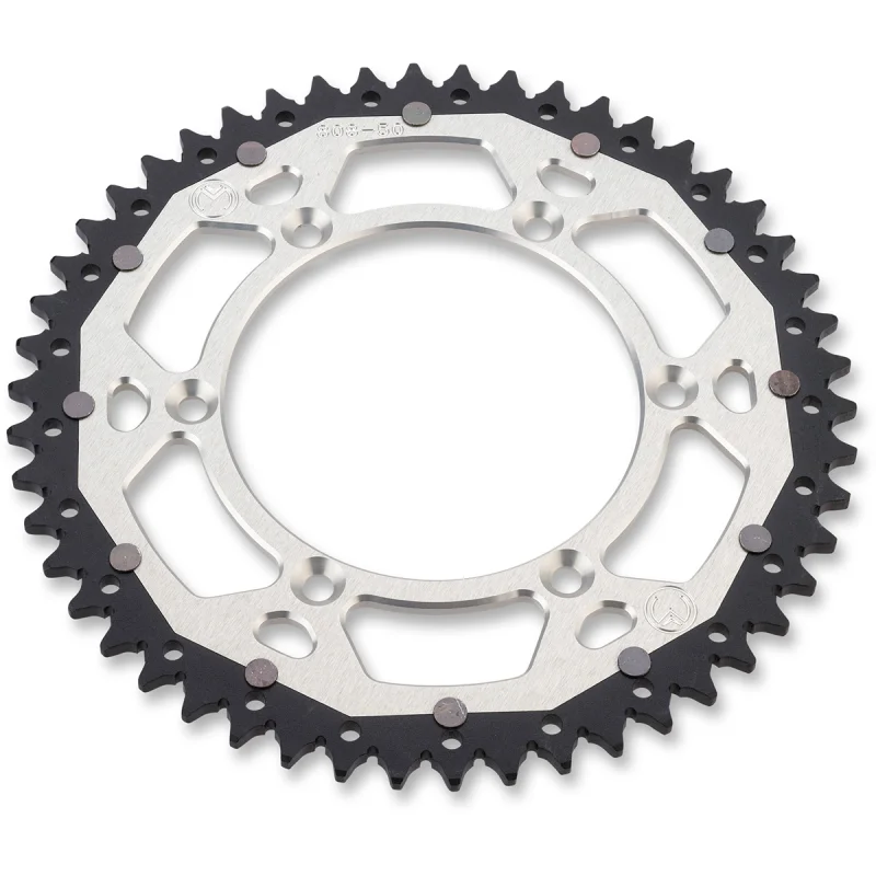 Rear sprocket Moose racing Dual material Honda-silver CORMOOSEACCALUHONSIL Moose Racing Zahnkrank