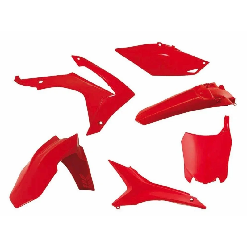 Kit plastiche motocross Rtech | Honda CRF 250 14-17 CRF 450 13-16 rosse R-KITCRF-RS0-517