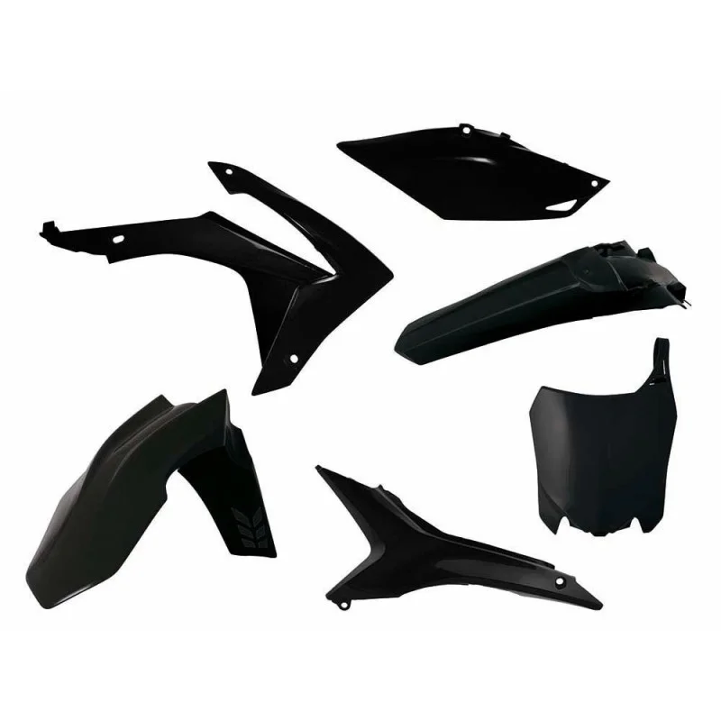 Plastic kit motocross Rtech "black | Honda CRF 250 14-17 CRF 450 13-16 R-KITCRF-NR0-517 Rtech Plastic Kits