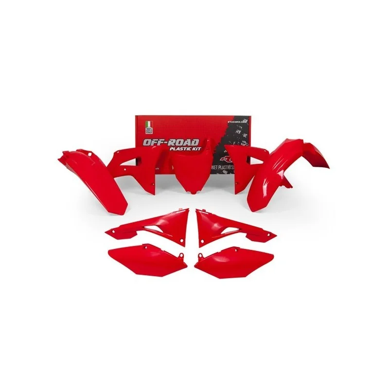 Kit plastiche motocross Racetech Honda rosse R-KITCRF-RS0-599