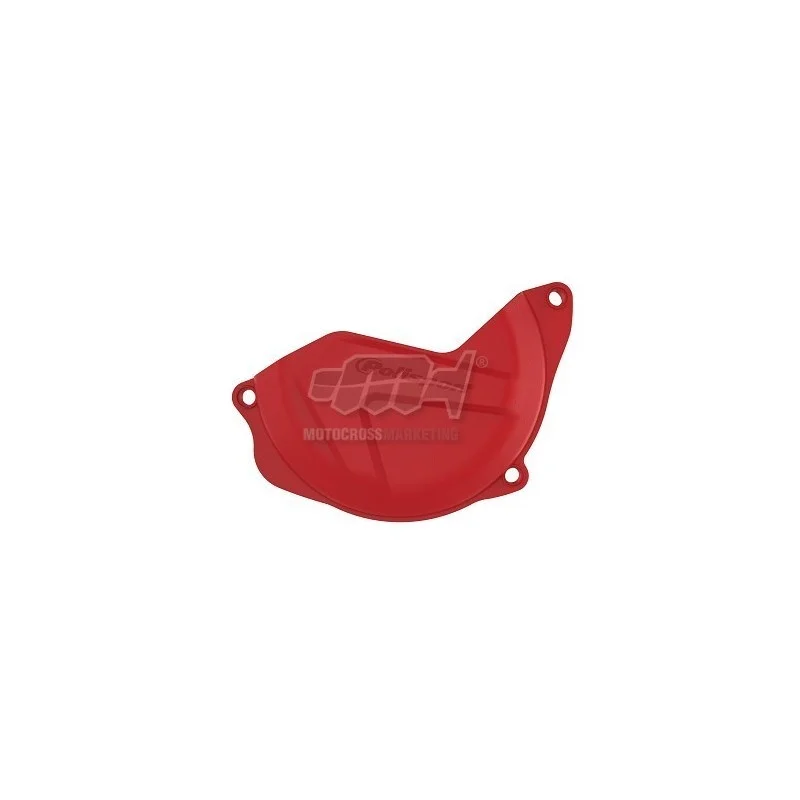 Clutch cover Polisport - CRF 450 10-16 red P8446900002 Polisport Accessoires moteur