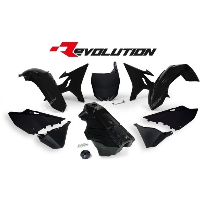 Kit plastiche YZ Revolution Racetech-black R-KITYZ0-NR0-016 Racetech Kits plastique