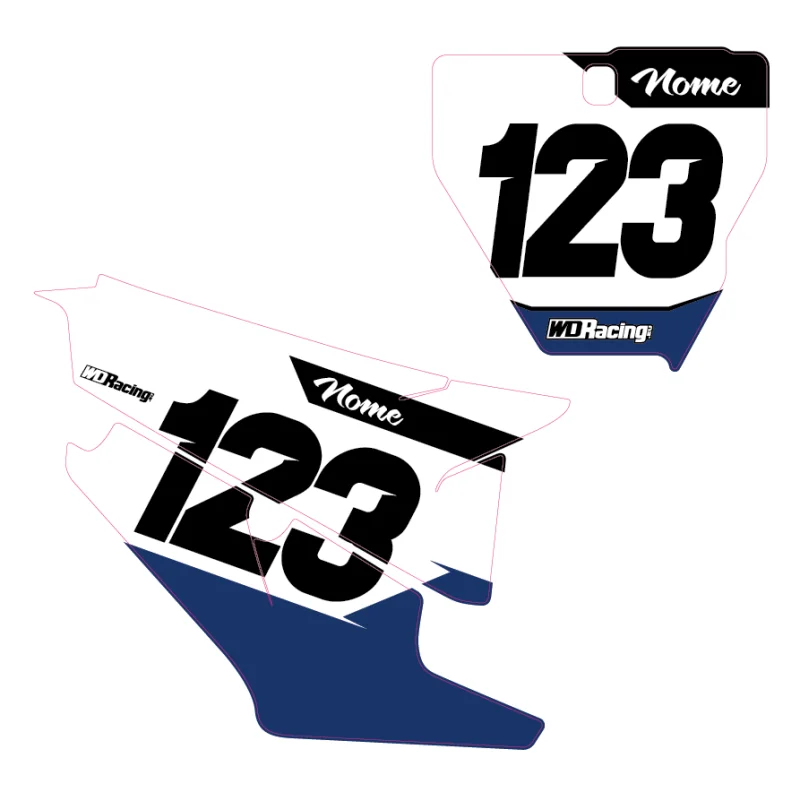 Husqvarna Race 1 Number Plates RAC1-HUS  Husqvarna