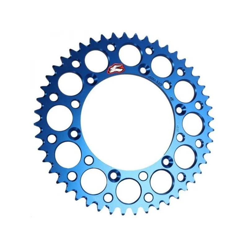 Rear sprocket Renthal Ultralight Yamaha bluee 150U520BU Renthal Couronne