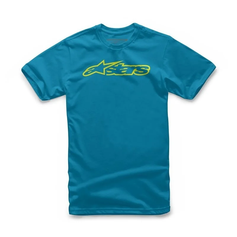 Alpinestars Juvy Blaze tee Royal hi viz yellow 4038-72100(7955) Alpinestars Streetwear mx enfant