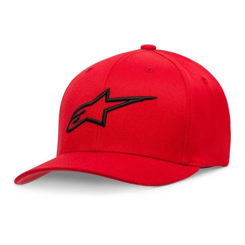 Kid's Curve Hat Alpinestars Ageless red 3038-81100-1910-OS Alpinestars Streetwear mx youth