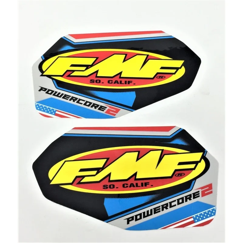 FMF DECAL LOGO POWERCORE 2 PATRIOTIC VINYL 012694-18600654 Fmf Zubehor