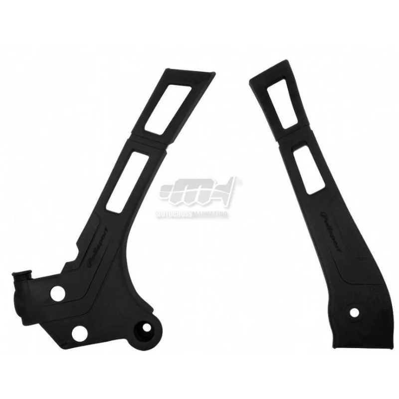 Frame protection Polisport Yamaha YZ 125-250 color black P8466700001 Polisport Skid plate-radiator guards