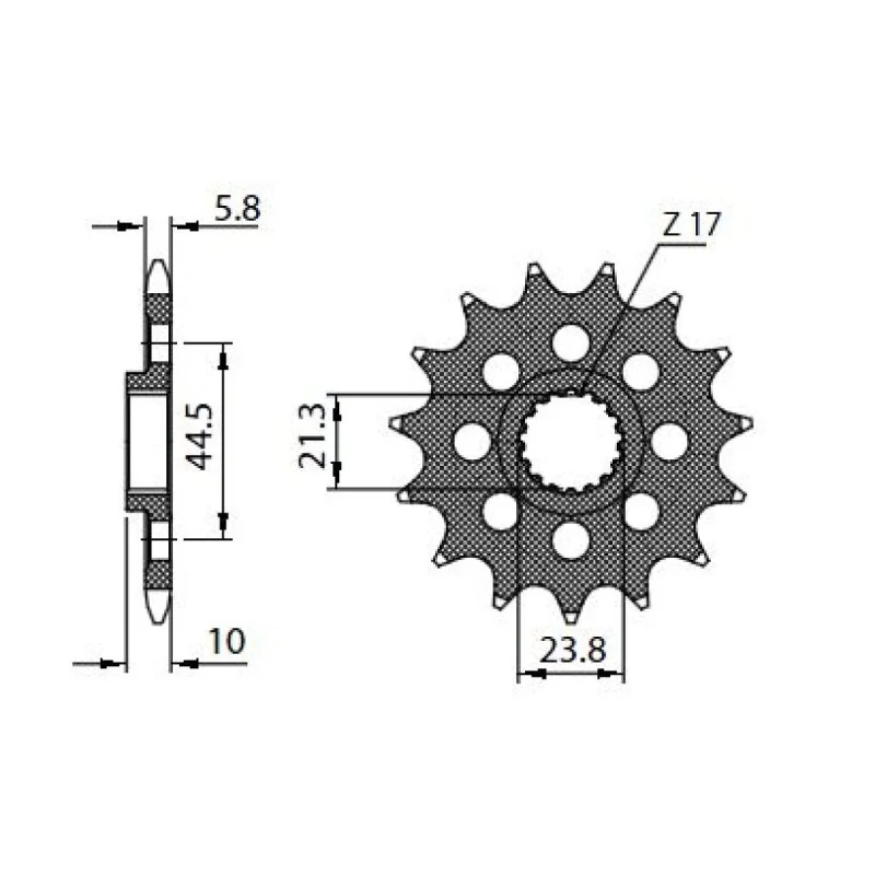 Front sprocket Sunstar 520-Suzuki 12 T 3A312 Sunstar Front sprockets