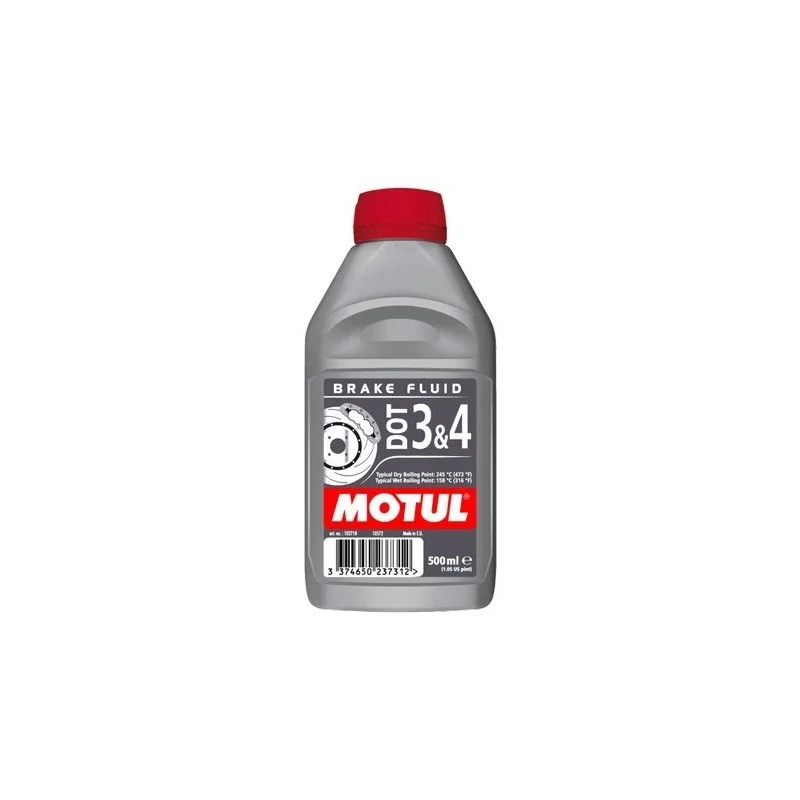 Brake Fluid DOT 3 & 4 500 ml 102718 Motul  Brake Fluids