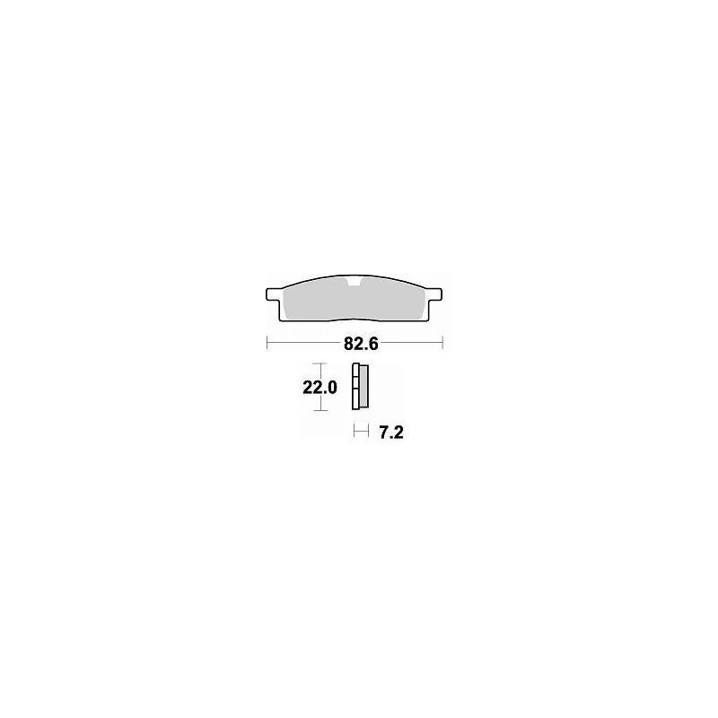 Pastiglie freno Braking 705 CM44-Anteriori 705CM44