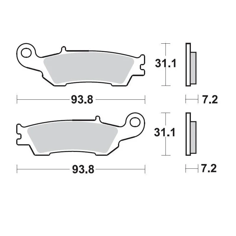 Brake pads Braking CM46 929CM46 Braking Bremsbeläge and brake caliper