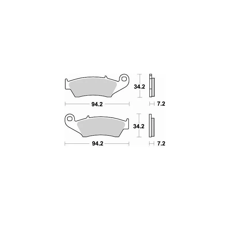 Pastiglie freno Braking CM46-Anteriori 772CM46