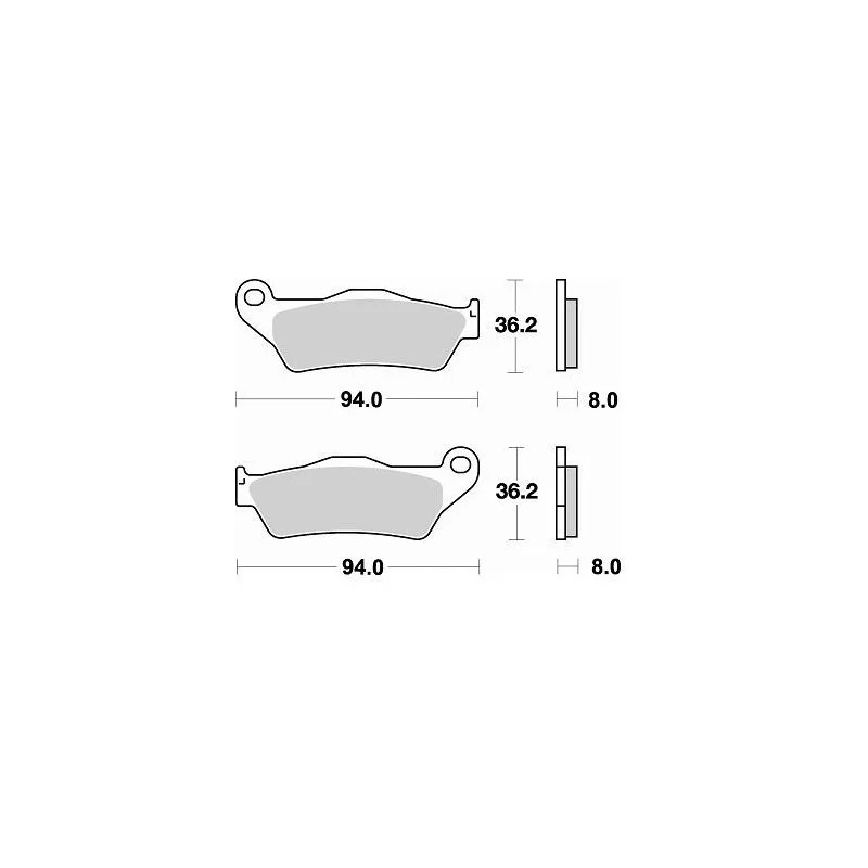 Brake pads Braking CM44 746CM44 Braking  Plaquettes de frein and brake caliper