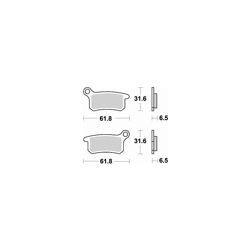 Brake pads Braking CM44 873CM44 Braking  Plaquettes de frein and brake caliper