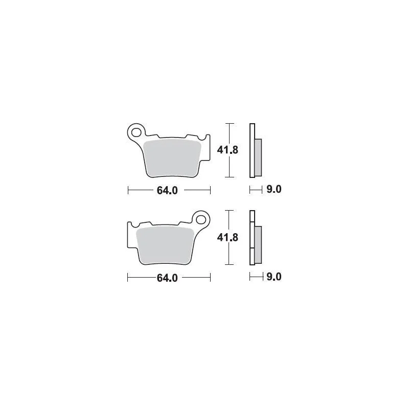 Brake pads Braking CM44 891CM44 Braking Bremsbeläge and brake caliper