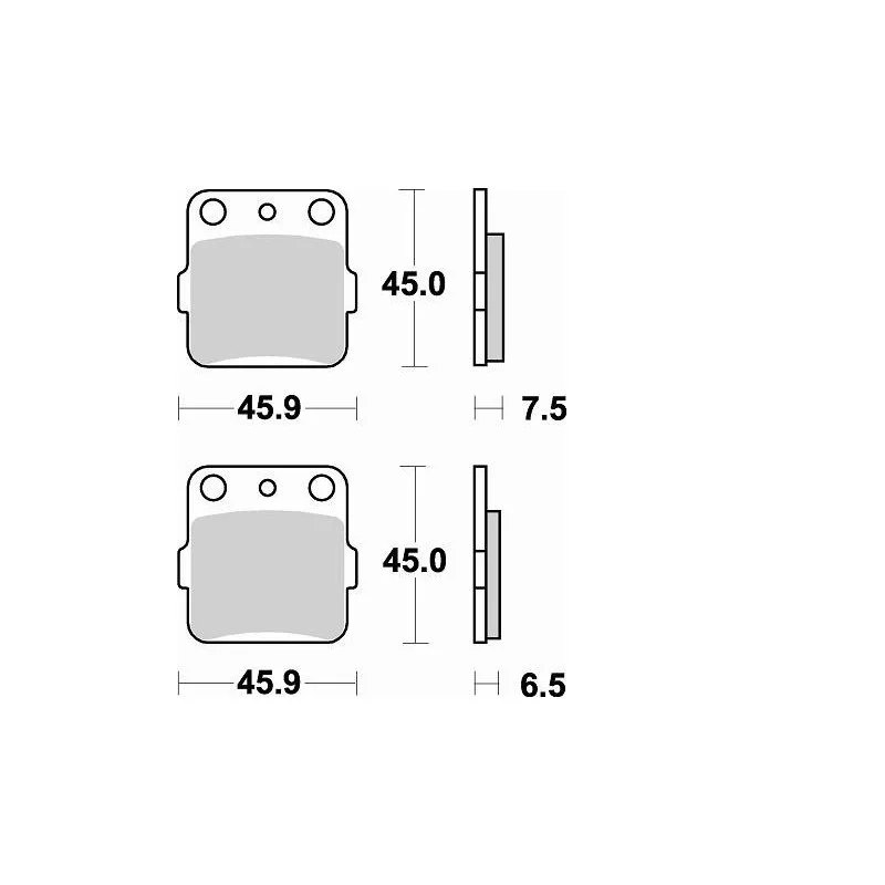 Brake pads Braking CM46 686CM46 Braking  Plaquettes de frein and brake caliper