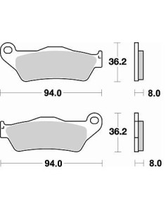 Pastiglie freno Braking CM46-Anteriori 746CM46
