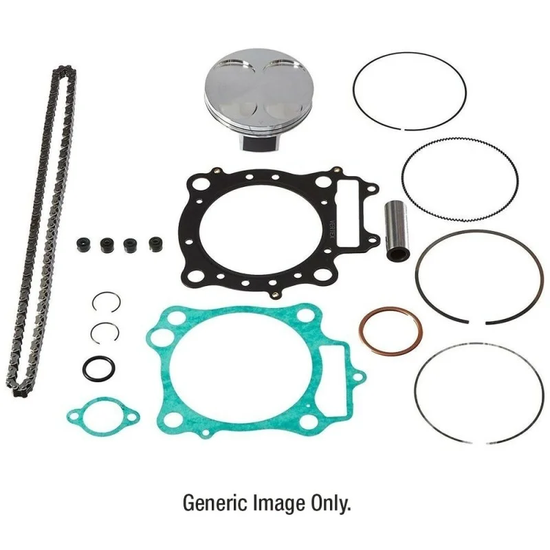 Kit pistone-guarnizioni e catena Vertex 4 tempi-Honda CRF250 04-07/CRF250X 04-17 Compr 12,9:1 VTKTC22983