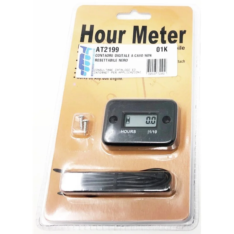 Hour Meter Wired AT2199 Motocross Marketing Hour meter