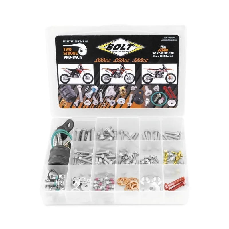 Kit viteria completa moto Pro Pack Bolt- Ktm 200-250-300 EUPP-200/300 Bolt Kits-visserie