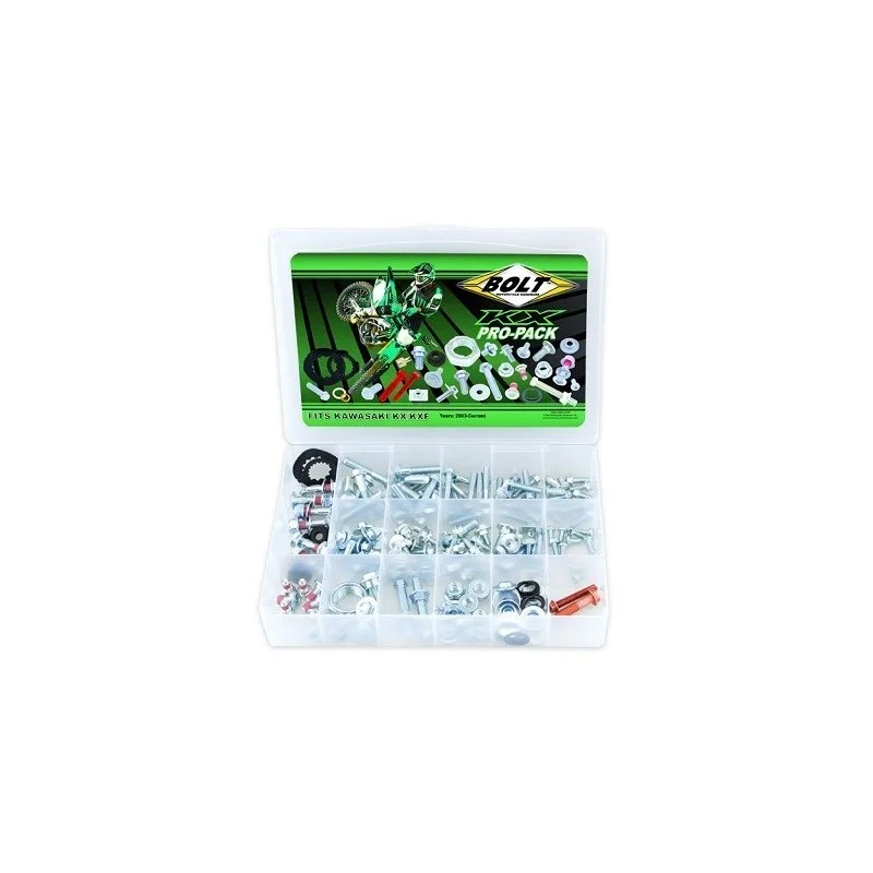 Kit viteria completa moto Pro Pack Bolt- Kawasaki KX-KXF BMHKXPP