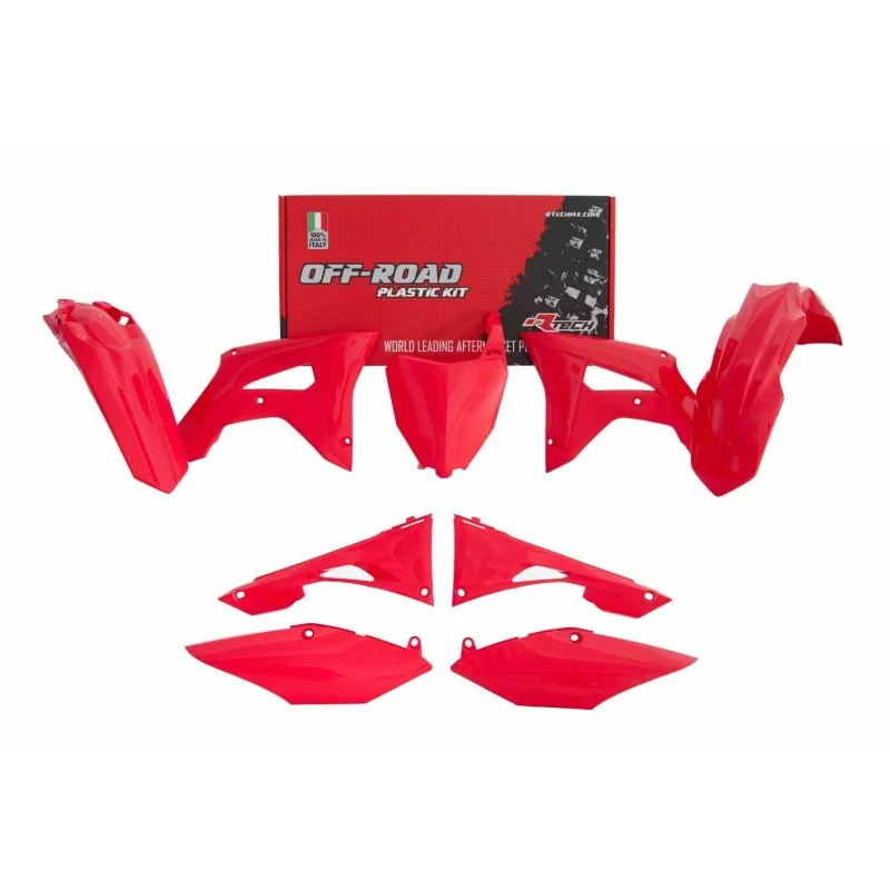 Kit plastiche Racetech Honda CRF 250 18-20/CRF 450 17-20 Rosso R-KITCRF-RS0-519