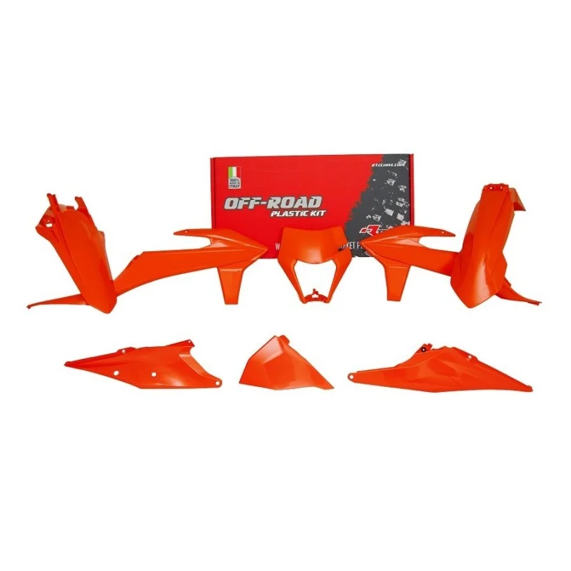 Kit plastiche enduro Ktm EXC 20- arancione fluo R-KITKTM-AN0-520 Racetech Plastik kit