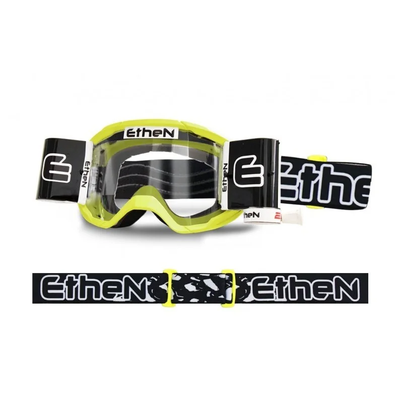 Goggle Ethen 06 with Roll Off System Fluo Yellow MUD0603 Ethen Masques cross