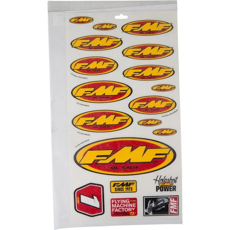 FMF ASSORTED STICKER SHEET 014800 Fmf Aufkleber-Stickers