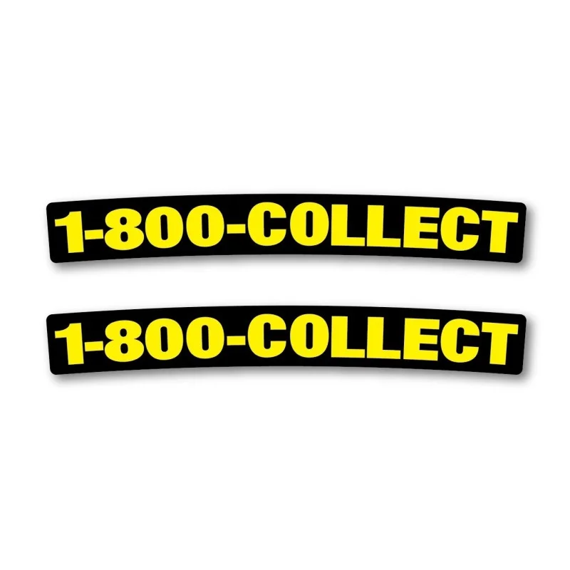 Front fender decal-1-800-Collect- (2 pcs) ADPAR1-800 WDracing-Victory Stickers