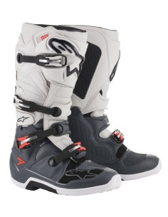 Boots Alpinestars Tech 7 Dark Gray Light Gray red Fluo 2012014-930 Alpinestars Motocross | Enduro Boots