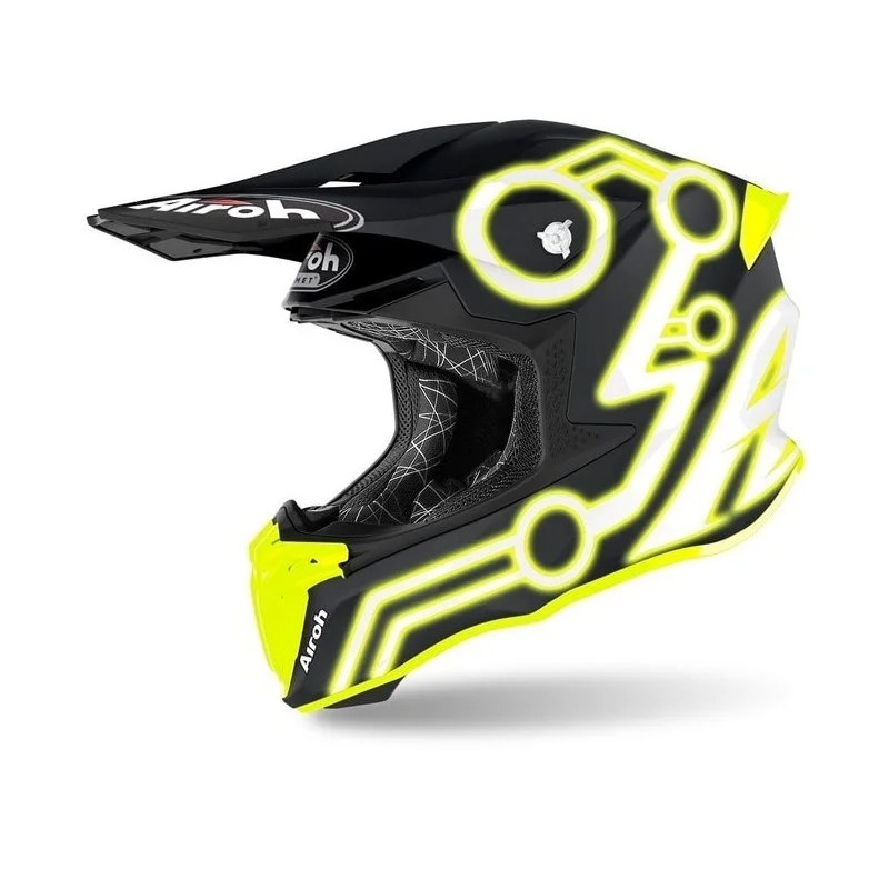 Casco Airoh Twist 2.0 Giallo Fluo Opaco TW2N31