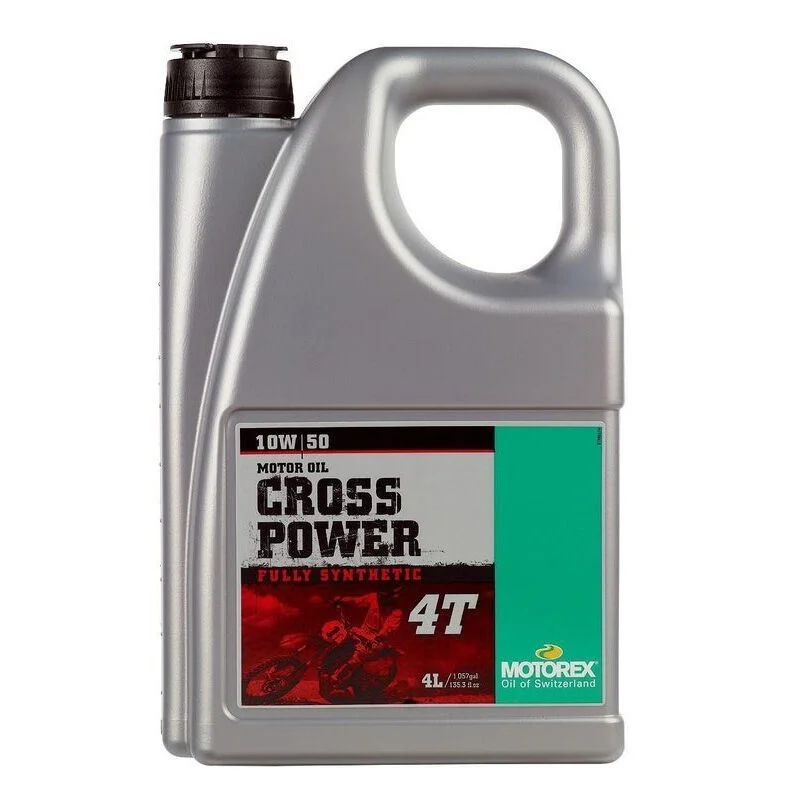 Fusto Olio motore Motorex Cross power 4T SAE 10w50 4 LITRI 305692