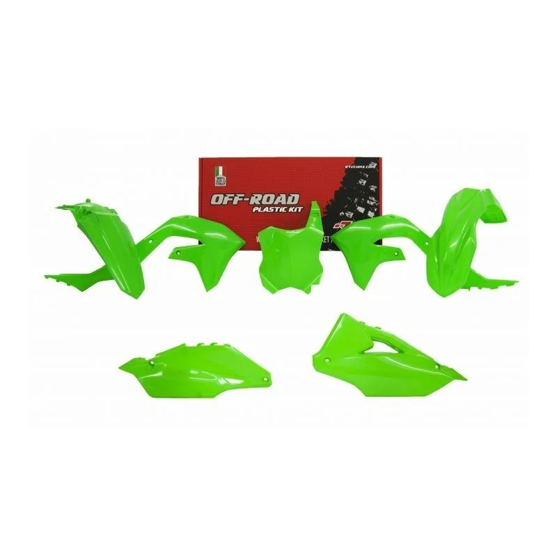 Kit plastiche Rtech KXF 450 19- KXF 250 21- verde fluo R-KITKXF-VF0-599