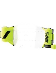 Roll off System 100 % Forecast Starta/Accuri/Racecraft 2 Fluo yellow 26020895 100% Goggle Accessories