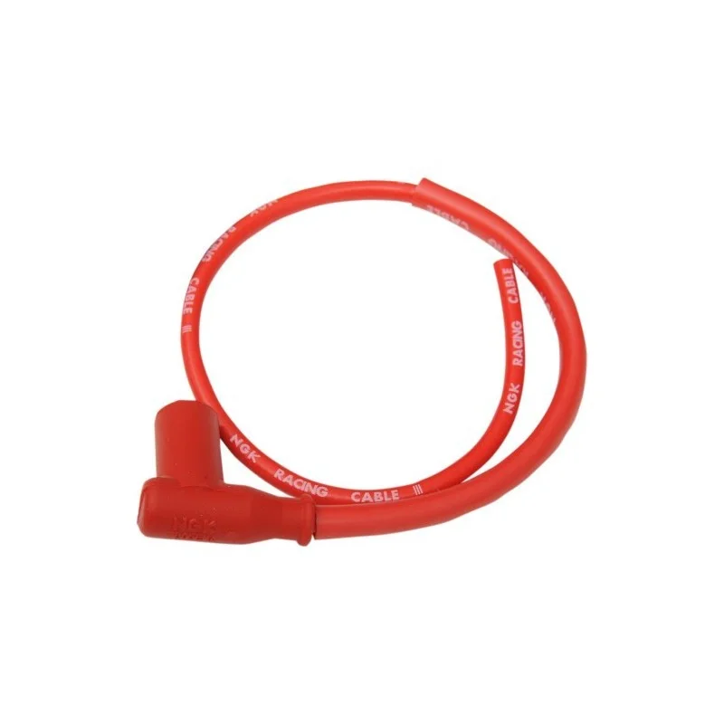 SPARK PLUG-CABLE SET red CR4 NGK Racing (solid post terminal) CR48054 Ngk Spark plugs and Spark Plug Sockets