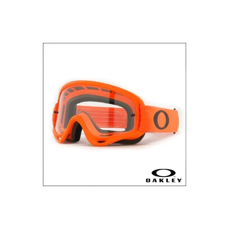 Occhiale Maschera Oakley Oframe Moto Orange Clear OO7029-66C