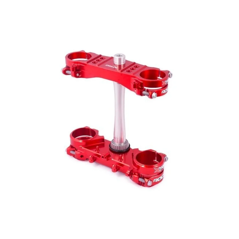 Xtrig triple clamps Rocs fixed offset 22mm Honda CRF 450 2021- red 40101016 Xtrig Triple Clamps