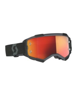 Goggle Scott Fury black lente orange chrome 2728280001280 Scott Motocross Goggles