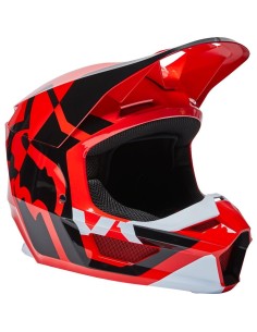 Helmet FOX V1 Youth LUX Fluo red 2022 28356-110 Fox Kids Motocross Helmets