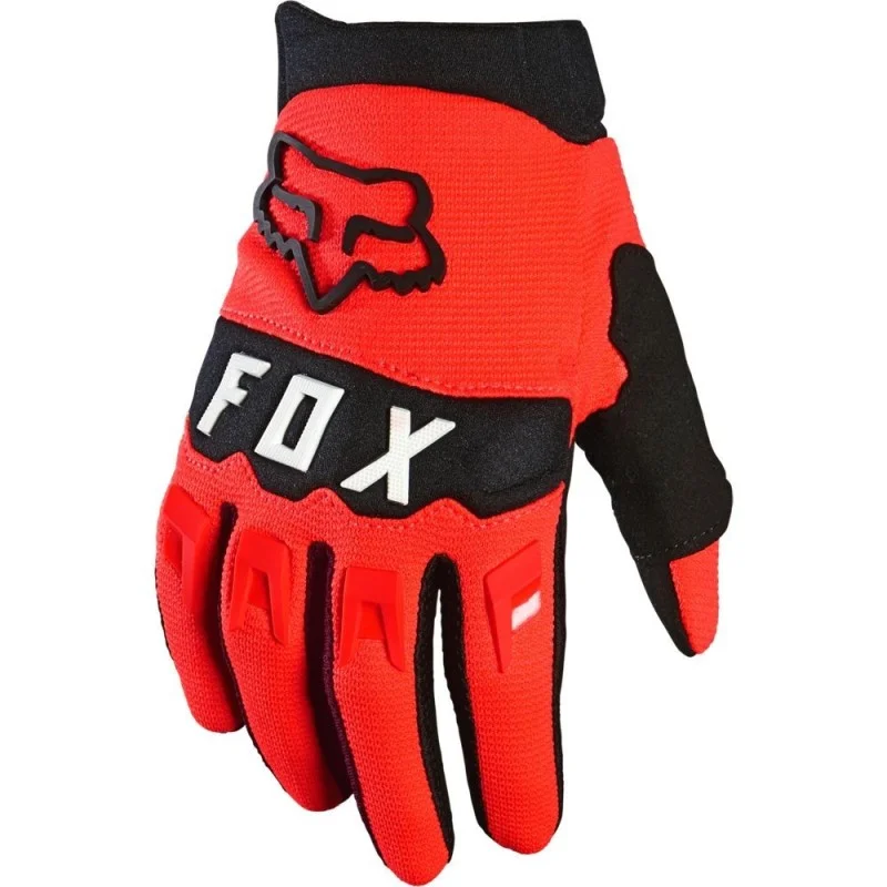 Gloves FOX Dirtpaw Youth Fluo red 25868-110 Fox Kids Motocross Gloves