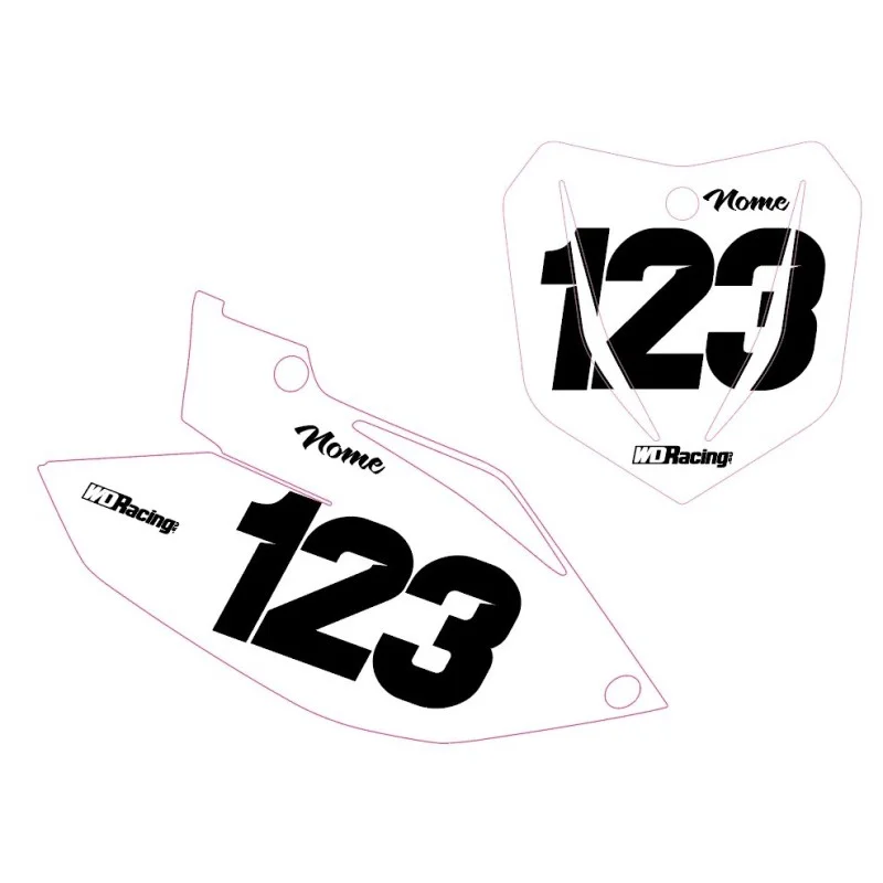 Number Plates TM Solid Solid-TM WD Graphics TM