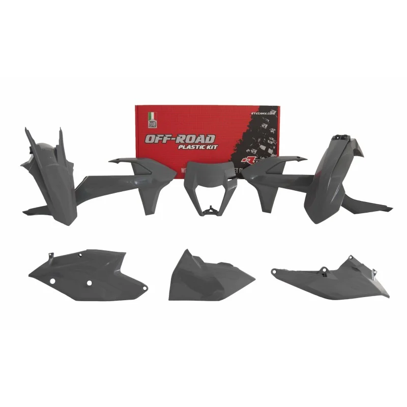 Plastic kit Ktm EXC/EXCF 2017-2019 quantum grey Racetech