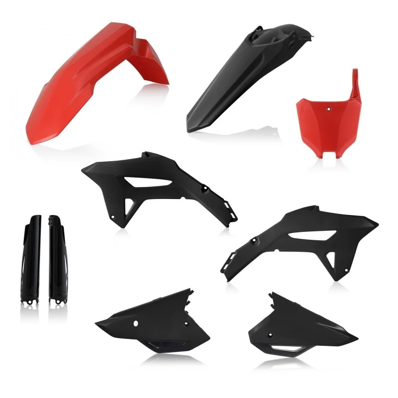 Kit plastiche Acerbis per Honda CRF 450 21- CRF 250 22- rosso/nero Acerbis